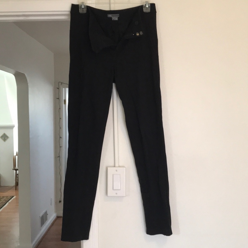 VINCE BLACK PANTS / RIDING CHAPS